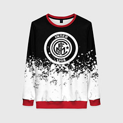 Свитшот женский Inter краски, цвет: 3D-красный