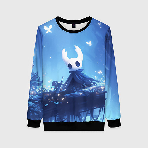 Женский свитшот Игра Hollow Knight / 3D-Черный – фото 1
