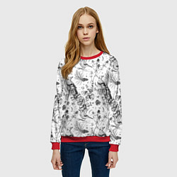 Свитшот женский Бузулукский бор, цвет: 3D-красный — фото 2