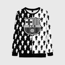 Женский свитшот Barcelona спортивный паттерн