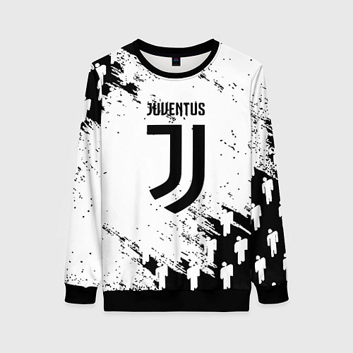 Женский свитшот Juventus люди спорт / 3D-Черный – фото 1