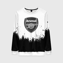 Женский свитшот Arsenal черный лес