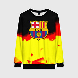 Женский свитшот Borussia абстракция золото геометрия