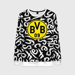 Свитшот женский Borussia надписи гейм, цвет: 3D-белый