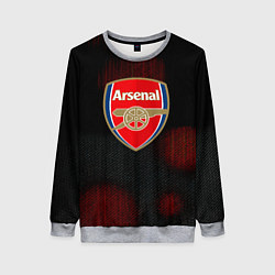 Свитшот женский Арсенал абстракция штрихи, цвет: 3D-меланж