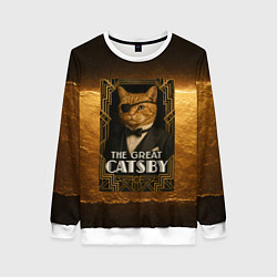 Свитшот женский Великий Кэтсби, цвет: 3D-белый