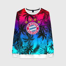 Женский свитшот Бавария Мюнхен неон тропики