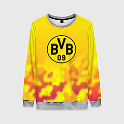 Женский свитшот Borussia камуфляж желтый текстура
