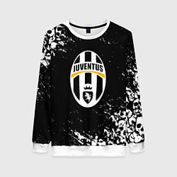 Женский свитшот Ювентус черепа краски