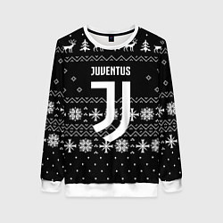 Женский свитшот Ювентус новый год текстура
