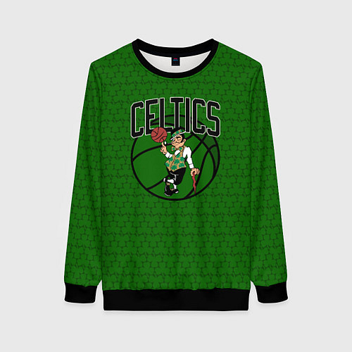 Женский свитшот NBA Celtics / 3D-Черный – фото 1