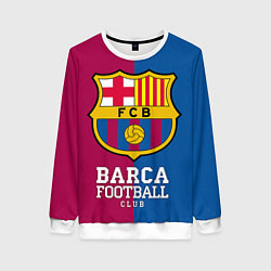 Свитшот женский Barca Football, цвет: 3D-белый