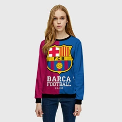 Свитшот женский Barca Football, цвет: 3D-черный — фото 2