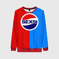 Свитшот женский Sexsi Pepsi, цвет: 3D-красный