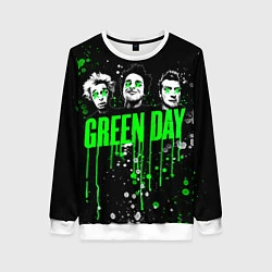 Свитшот женский Green Day: Acid Colour, цвет: 3D-белый