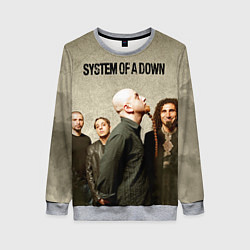 Свитшот женский System of a Down, цвет: 3D-меланж
