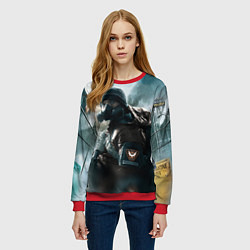 Свитшот женский Division 1, цвет: 3D-красный — фото 2