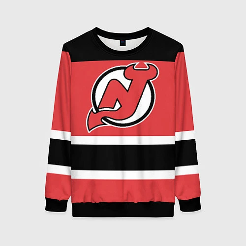 Женский свитшот New Jersey Devils / 3D-Черный – фото 1