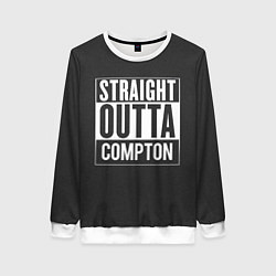 Свитшот женский Straight Outta Compton, цвет: 3D-белый