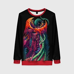 Свитшот женский CS:GO Hyper Beast Monster, цвет: 3D-красный