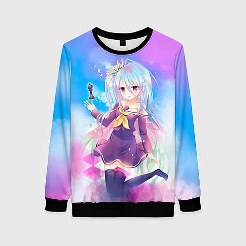 Женский свитшот No Game No Life / 3D-Черный – фото 1