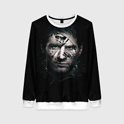 Свитшот женский Messi Black, цвет: 3D-белый