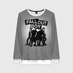 Свитшот женский Fall out boy, цвет: 3D-белый