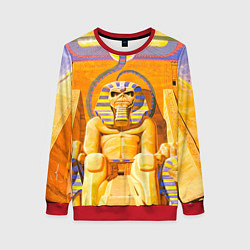 Свитшот женский Iron Maiden: Pharaon, цвет: 3D-красный
