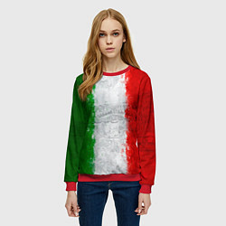 Свитшот женский Italian, цвет: 3D-красный — фото 2