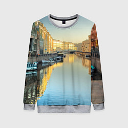 Свитшот женский Питер, цвет: 3D-меланж