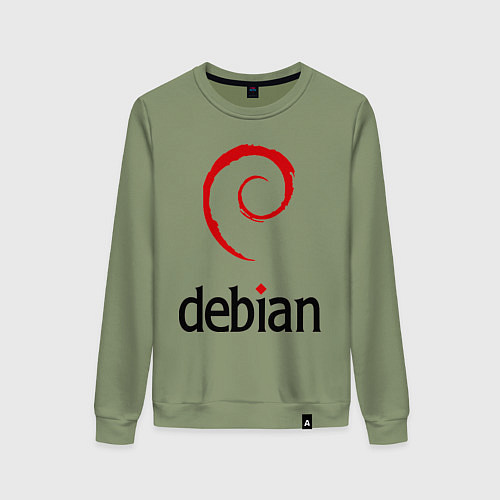 Женский свитшот Debian / Авокадо – фото 1