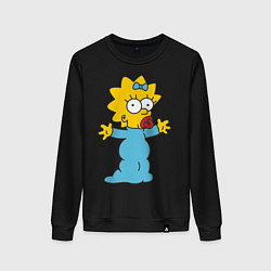 Женский свитшот Maggie Simpson