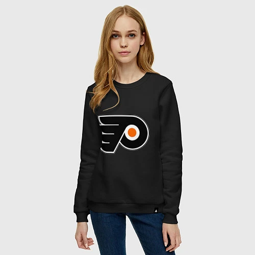 Женский свитшот Philadelphia Flyers / Черный – фото 3
