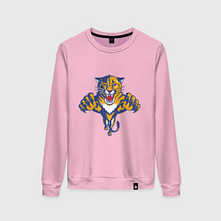 Свитшот хлопковый женский Florida Panthers, цвет: светло-розовый