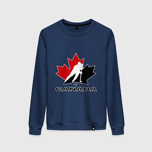 Женский свитшот Canada / Тёмно-синий – фото 1