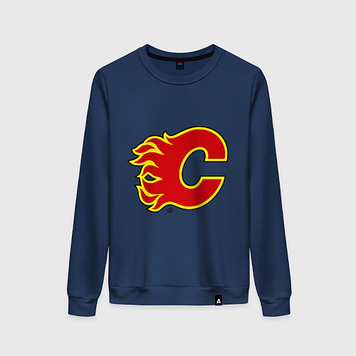 Женский свитшот Calgary Flames / Тёмно-синий – фото 1