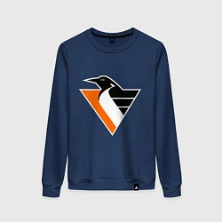 Свитшот хлопковый женский Pittsburgh Penguins, цвет: тёмно-синий