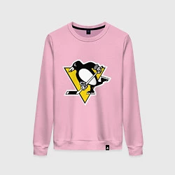 Свитшот хлопковый женский Pittsburgh Penguins: Malkin 71, цвет: светло-розовый