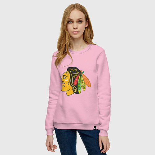 Женский свитшот Chicago Blackhawks: Kane / Светло-розовый – фото 3