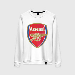 Свитшот хлопковый женский Arsenal FC, цвет: белый