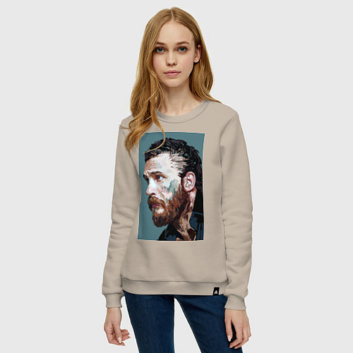 Женский свитшот Том Харди Ван Гога / Миндальный – фото 3