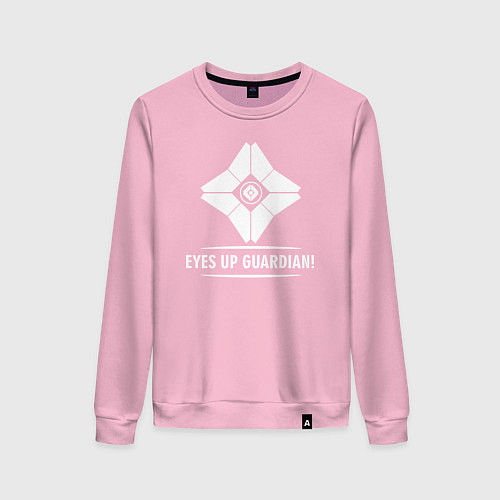 Женский свитшот Eyes Up Guardian / Светло-розовый – фото 1