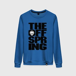 Свитшот хлопковый женский The Offspring, цвет: синий