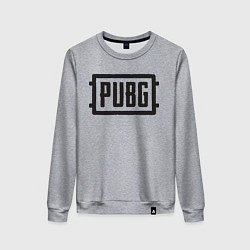 Свитшот хлопковый женский PUBG, цвет: меланж