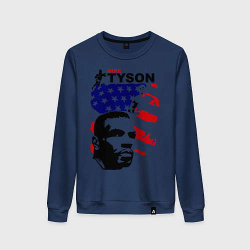 Женский свитшот Mike Tyson: USA Boxing / Тёмно-синий – фото 1