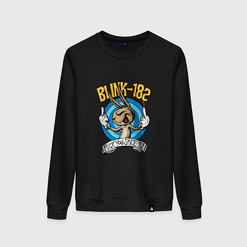 Женский свитшот Blink-182: Fuck you / Черный – фото 1