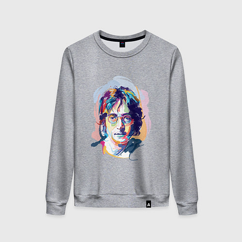 Женский свитшот John Lennon: Art / Меланж – фото 1