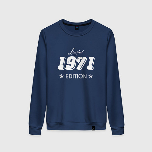 Женский свитшот Limited Edition 1971 / Тёмно-синий – фото 1