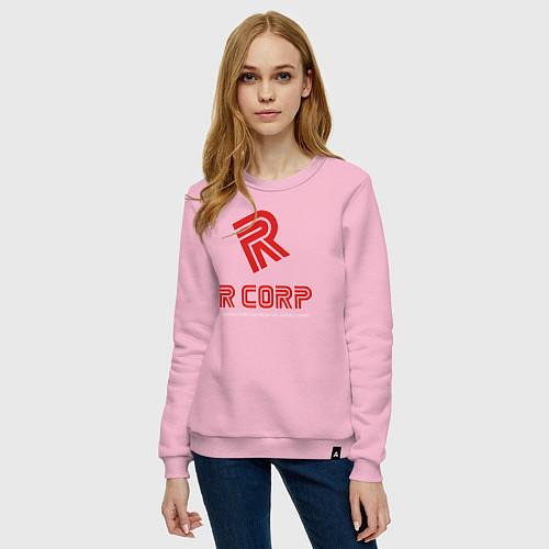 Женский свитшот R Corp / Светло-розовый – фото 3