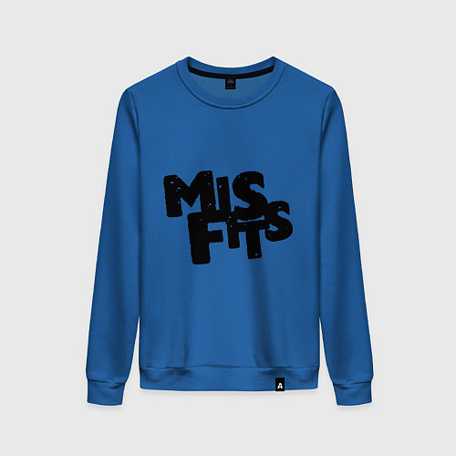 Женский свитшот Misfits / Синий – фото 1